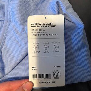 Athleta Aurora Seamless One Shoulder Tank - NWT L
